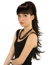 Wigs2you 馬尾 日本正品 長 微卷 時尚 夾式馬尾 氣質OL型WS-5016-DB